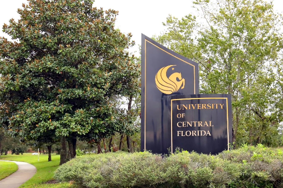 University of Central Florida sign